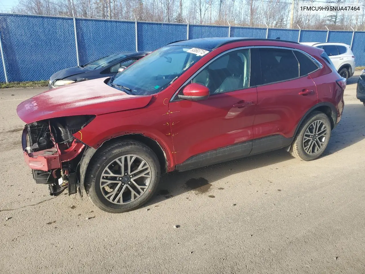 1FMCU9H95NUA47464 2022 Ford Escape Sel