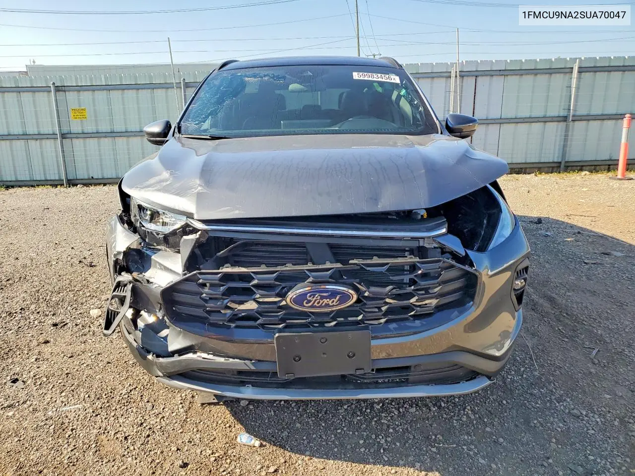 2025 Ford Escape St Line Select VIN: 1FMCU9NA2SUA70047 Lot: 59983456