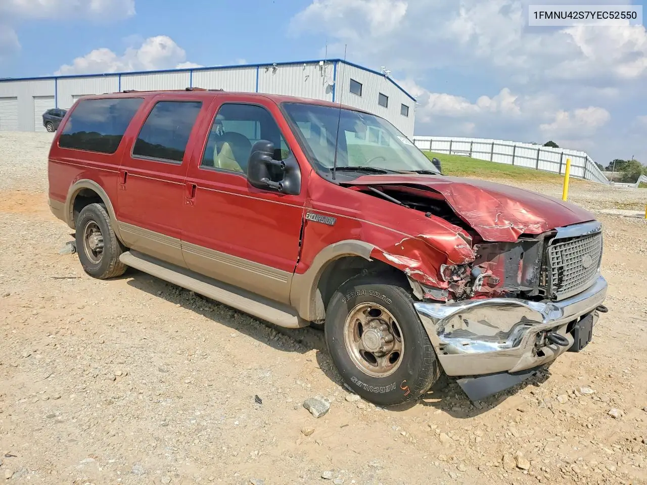 2000 Ford Excursion Limited VIN: 1FMNU42S7YEC52550 Lot: 47609686