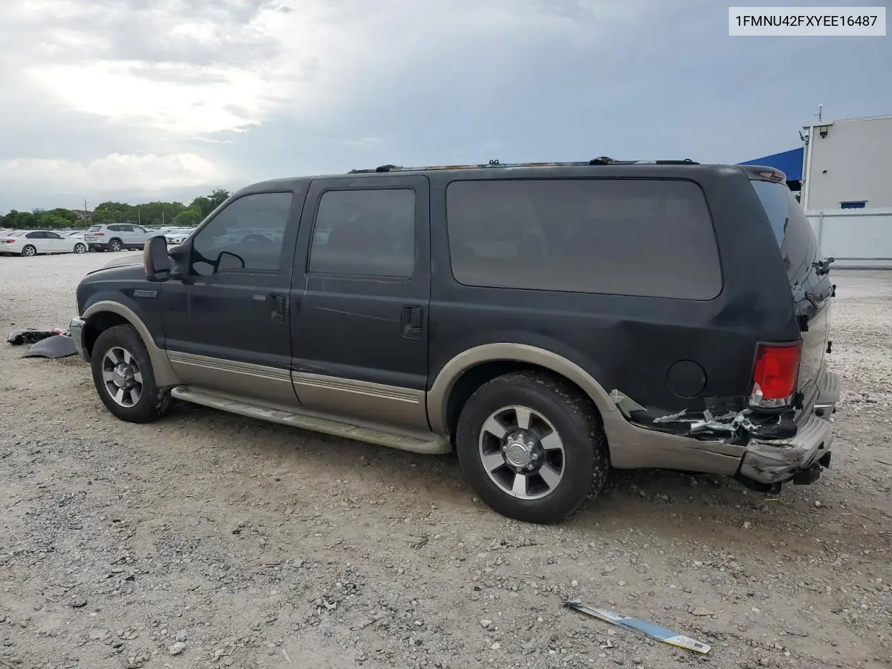 2000 Ford Excursion Limited VIN: 1FMNU42FXYEE16487 Lot: 57900355