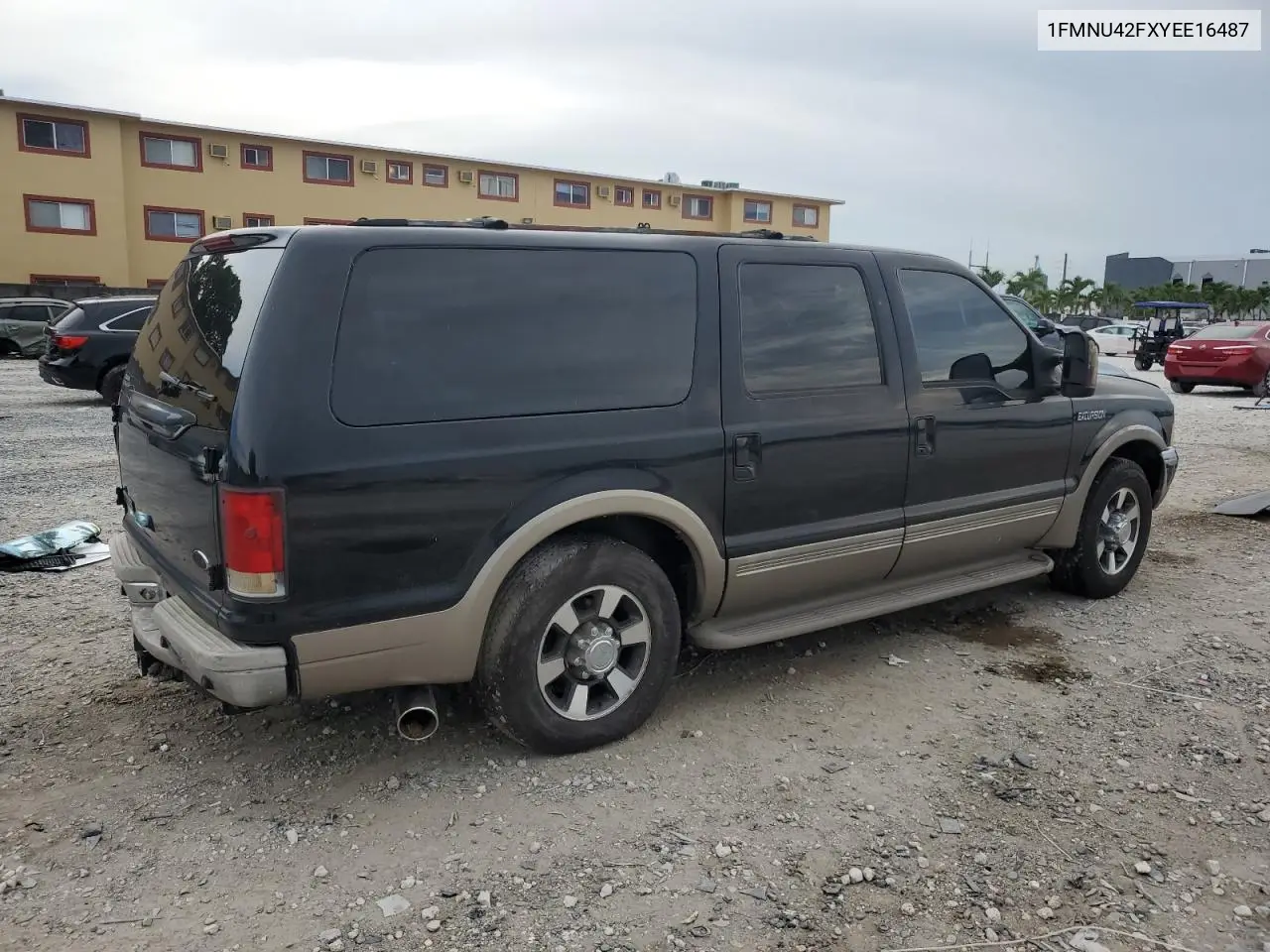 2000 Ford Excursion Limited VIN: 1FMNU42FXYEE16487 Lot: 57900355