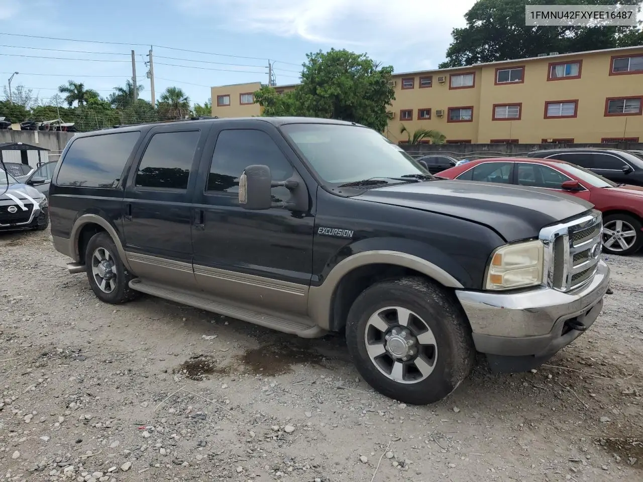 2000 Ford Excursion Limited VIN: 1FMNU42FXYEE16487 Lot: 57900355