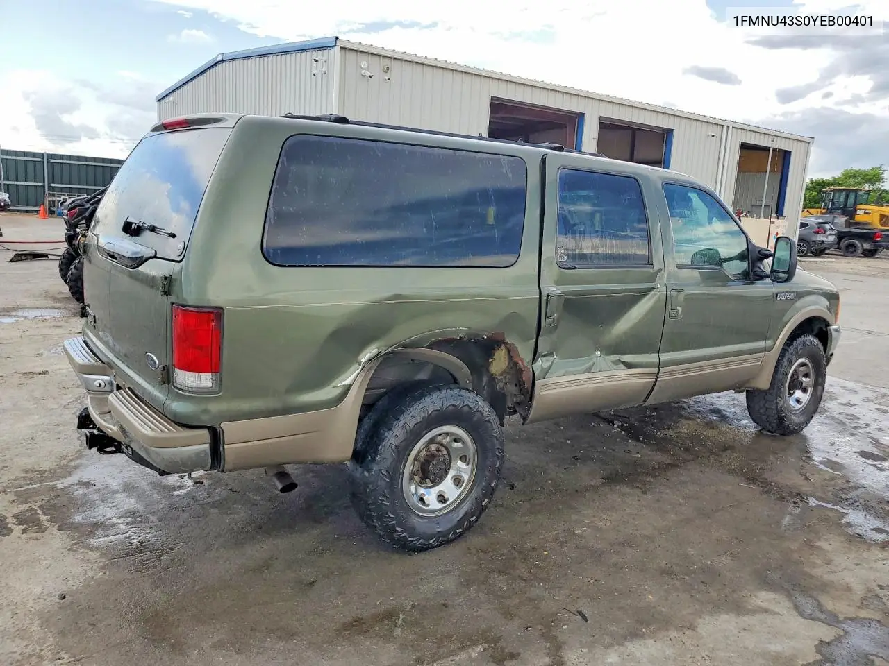 2000 Ford Excursion Limited VIN: 1FMNU43S0YEB00401 Lot: 59406416