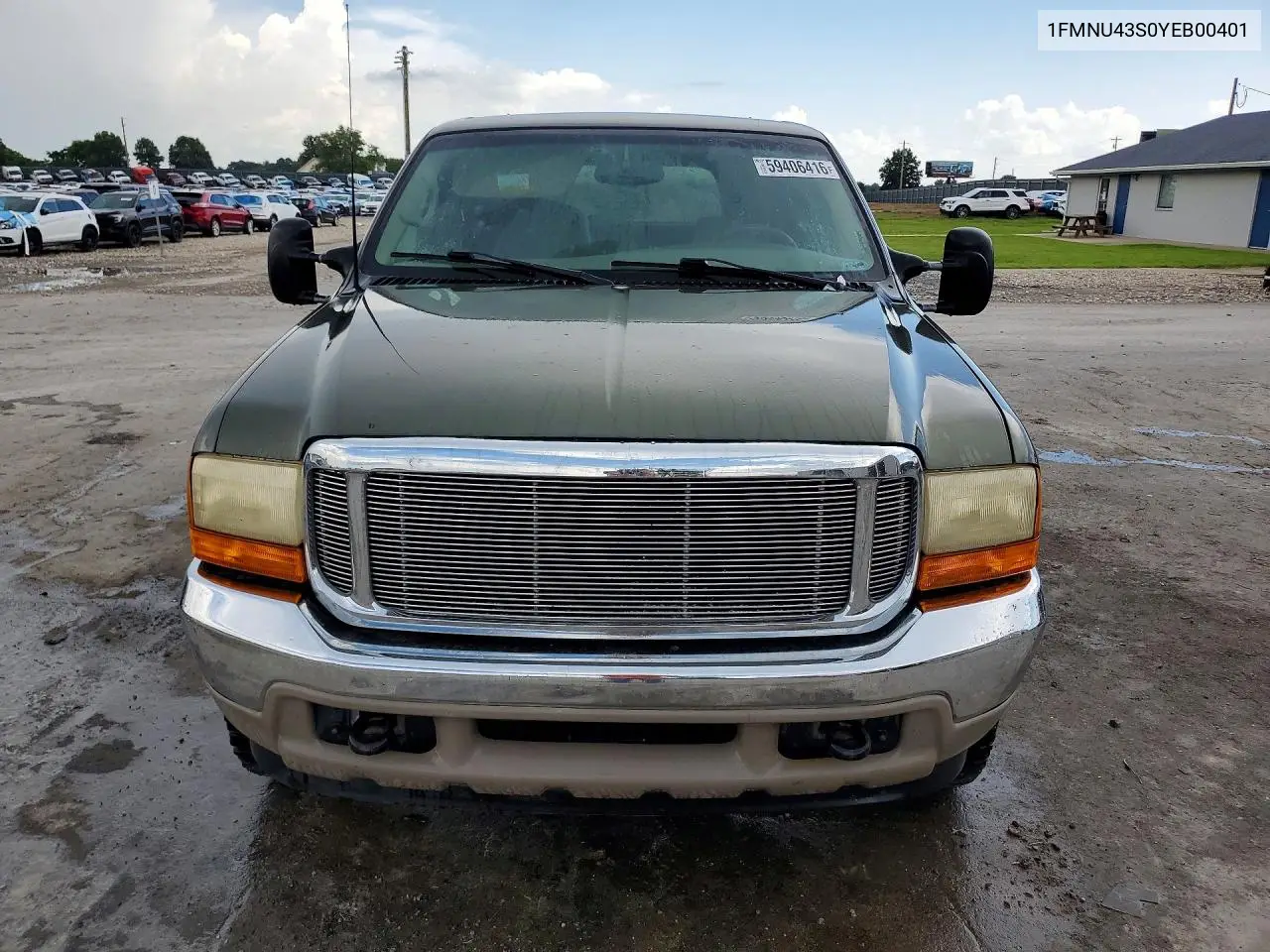 2000 Ford Excursion Limited VIN: 1FMNU43S0YEB00401 Lot: 59406416
