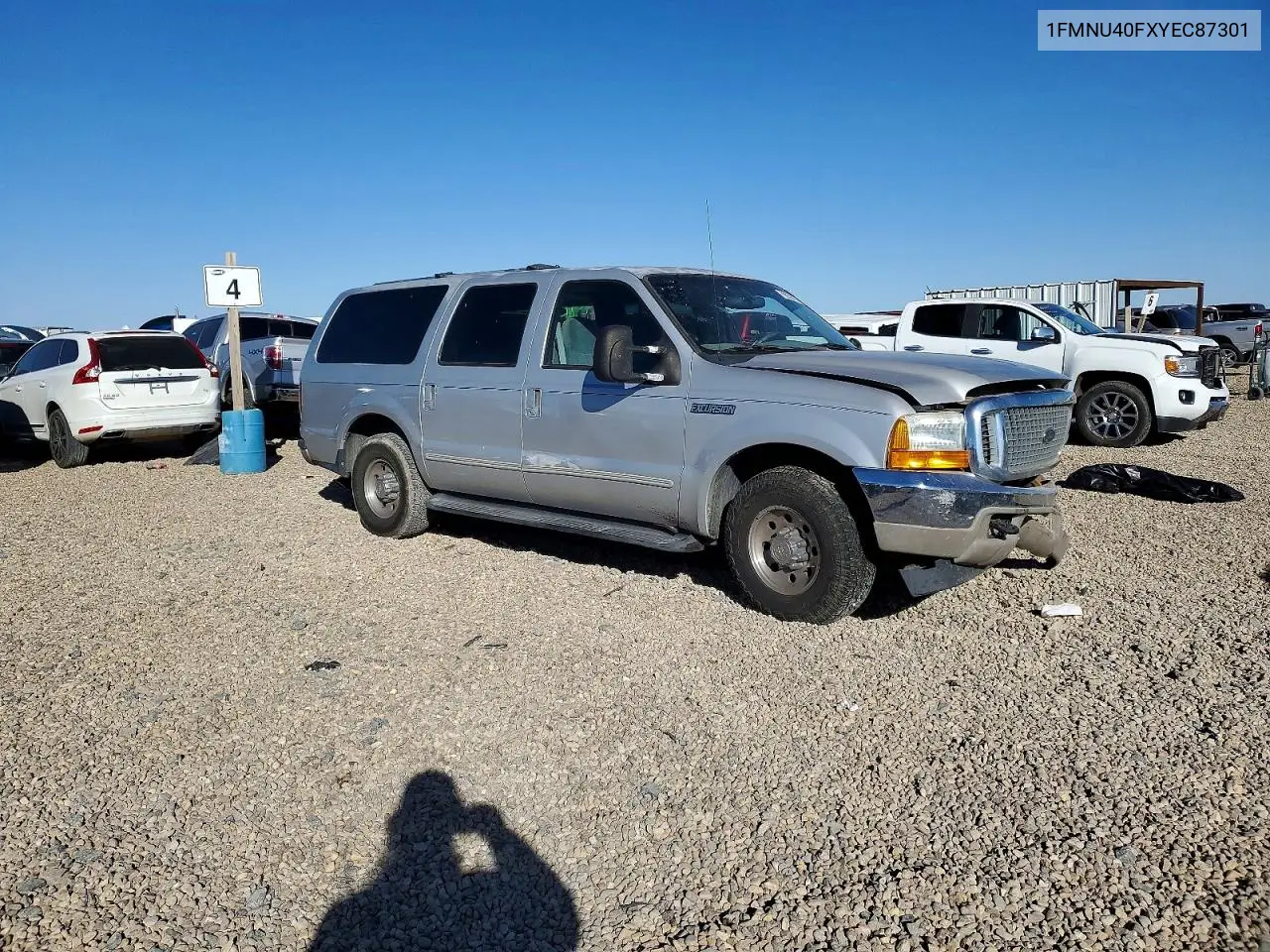 2000 Ford Excursion Xlt VIN: 1FMNU40FXYEC87301 Lot: 72652645