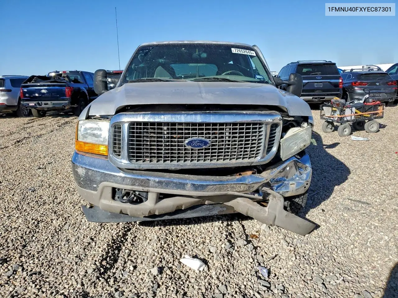 2000 Ford Excursion Xlt VIN: 1FMNU40FXYEC87301 Lot: 72652645