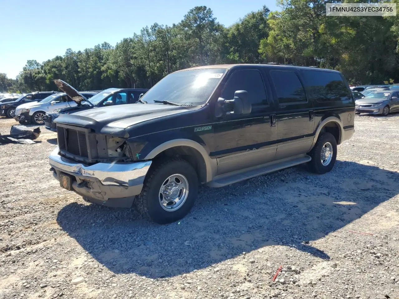 2000 Ford Excursion Limited VIN: 1FMNU42S3YEC34756 Lot: 86308835