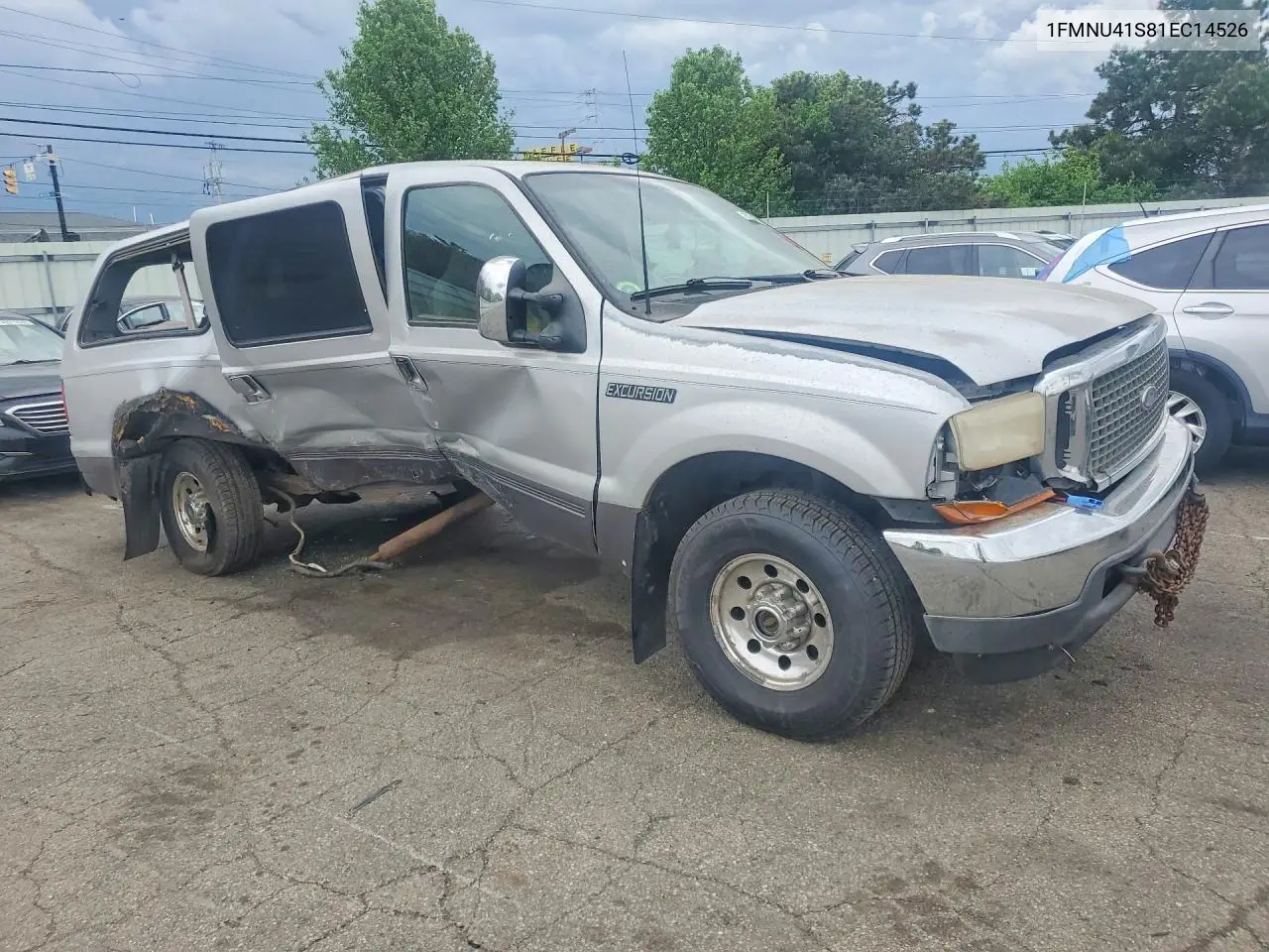 2001 Ford Excursion Xlt VIN: 1FMNU41S81EC14526 Lot: 50254156