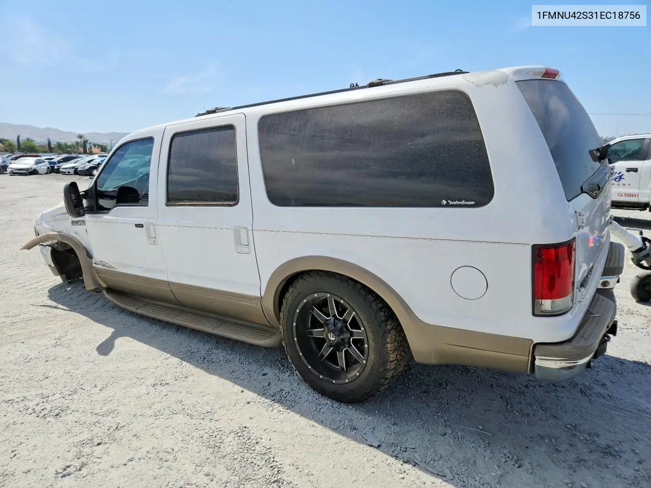2001 Ford Excursion Limited VIN: 1FMNU42S31EC18756 Lot: 55650236