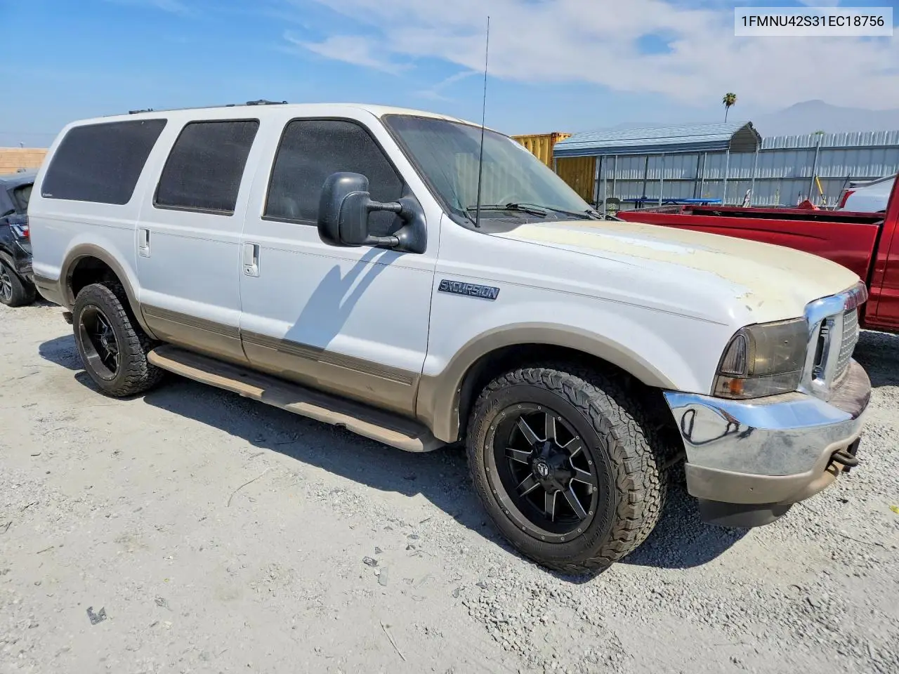 2001 Ford Excursion Limited VIN: 1FMNU42S31EC18756 Lot: 55650236