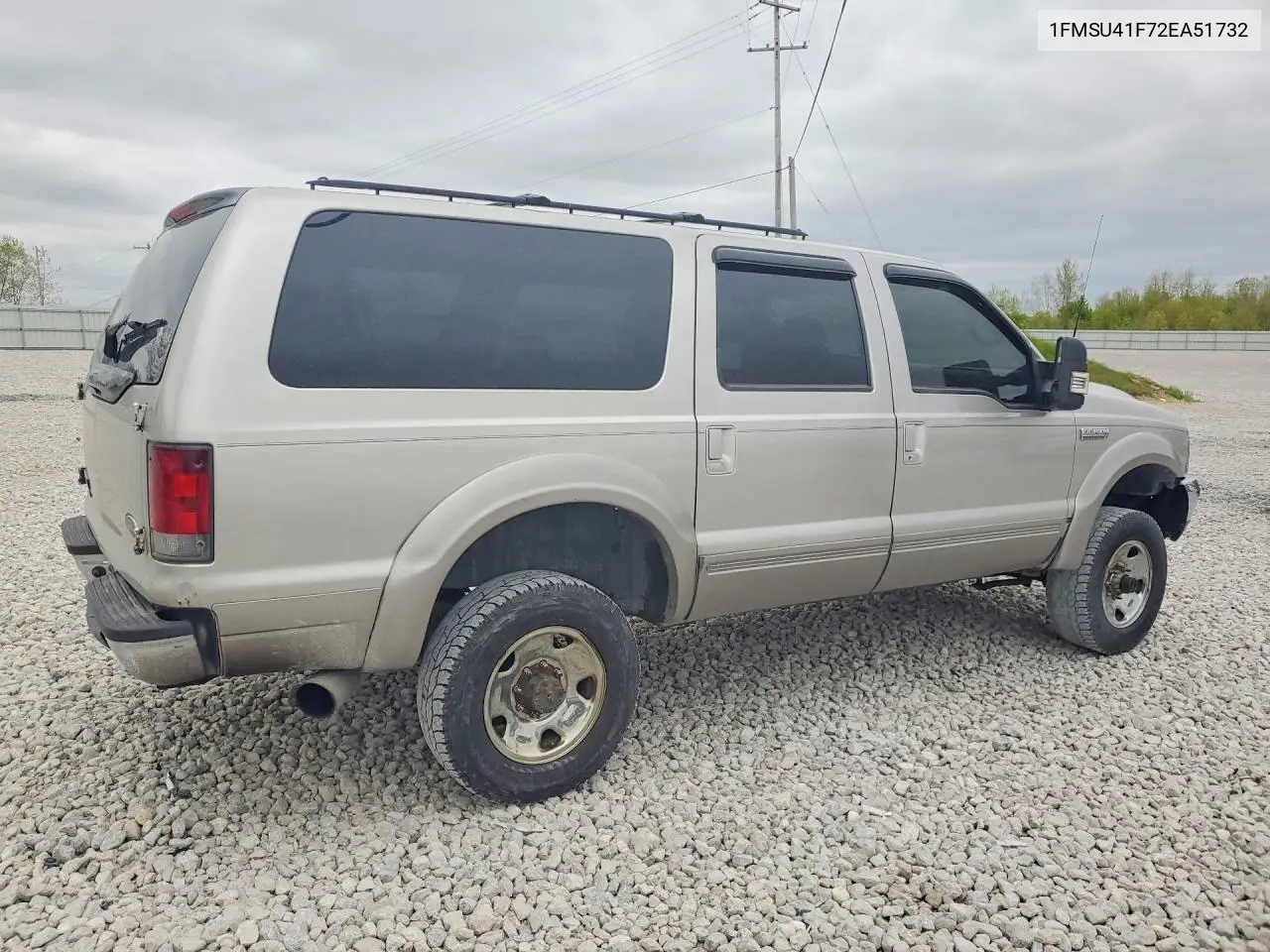 2002 Ford Excursion Xlt VIN: 1FMSU41F72EA51732 Lot: 53159316