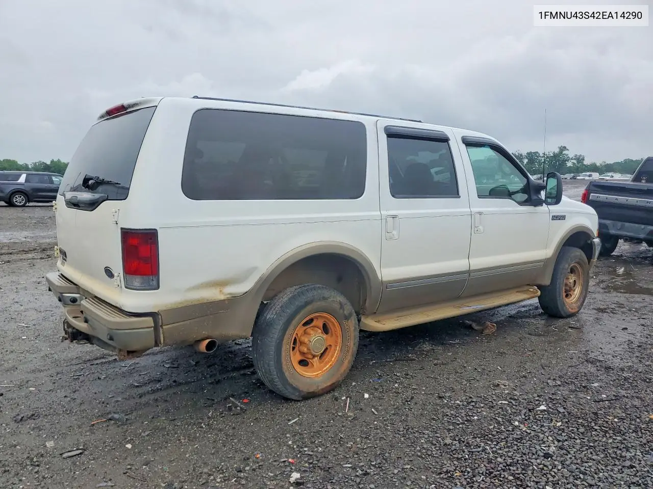 2002 Ford Excursion Limited VIN: 1FMNU43S42EA14290 Lot: 54700446
