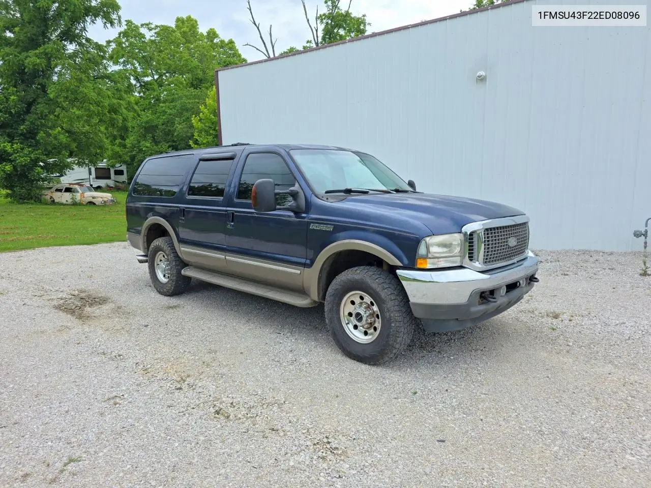 2002 Ford Excursion Limited VIN: 1FMSU43F22ED08096 Lot: 56860446