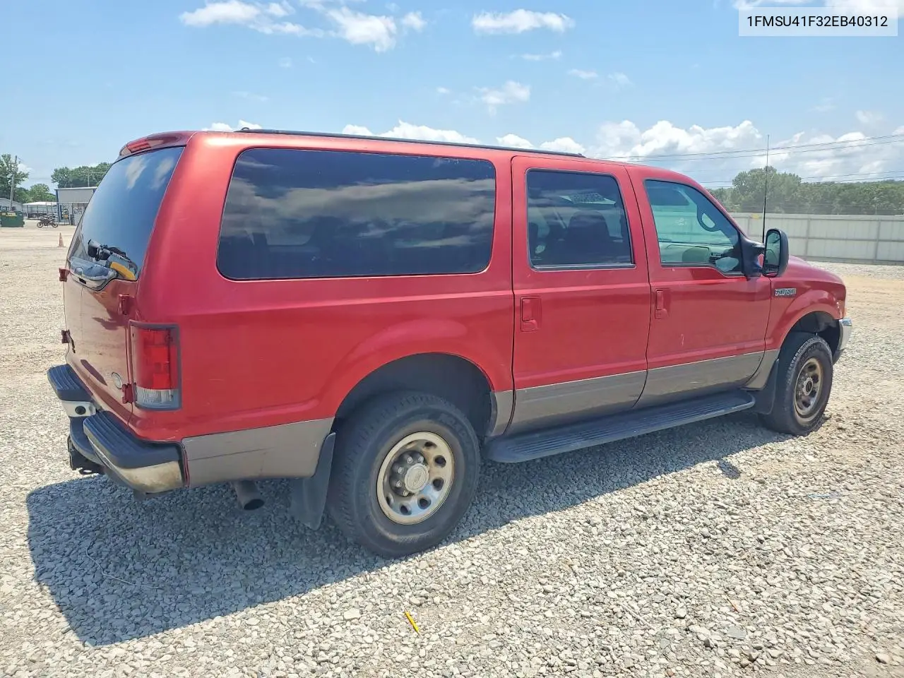 2002 Ford Excursion Xlt VIN: 1FMSU41F32EB40312 Lot: 57679266