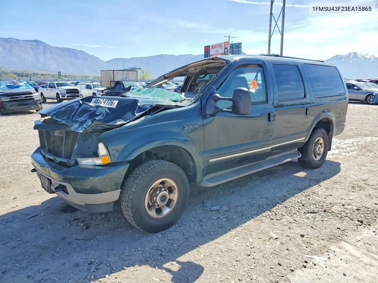 2003 Ford Excursion Limited VIN: 1FMSU43F23EA15865 Lot: 48524776
