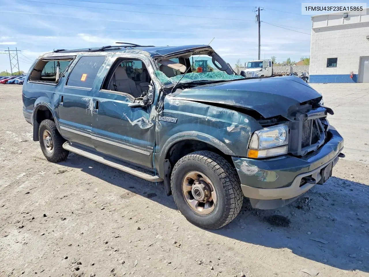 2003 Ford Excursion Limited VIN: 1FMSU43F23EA15865 Lot: 48524776