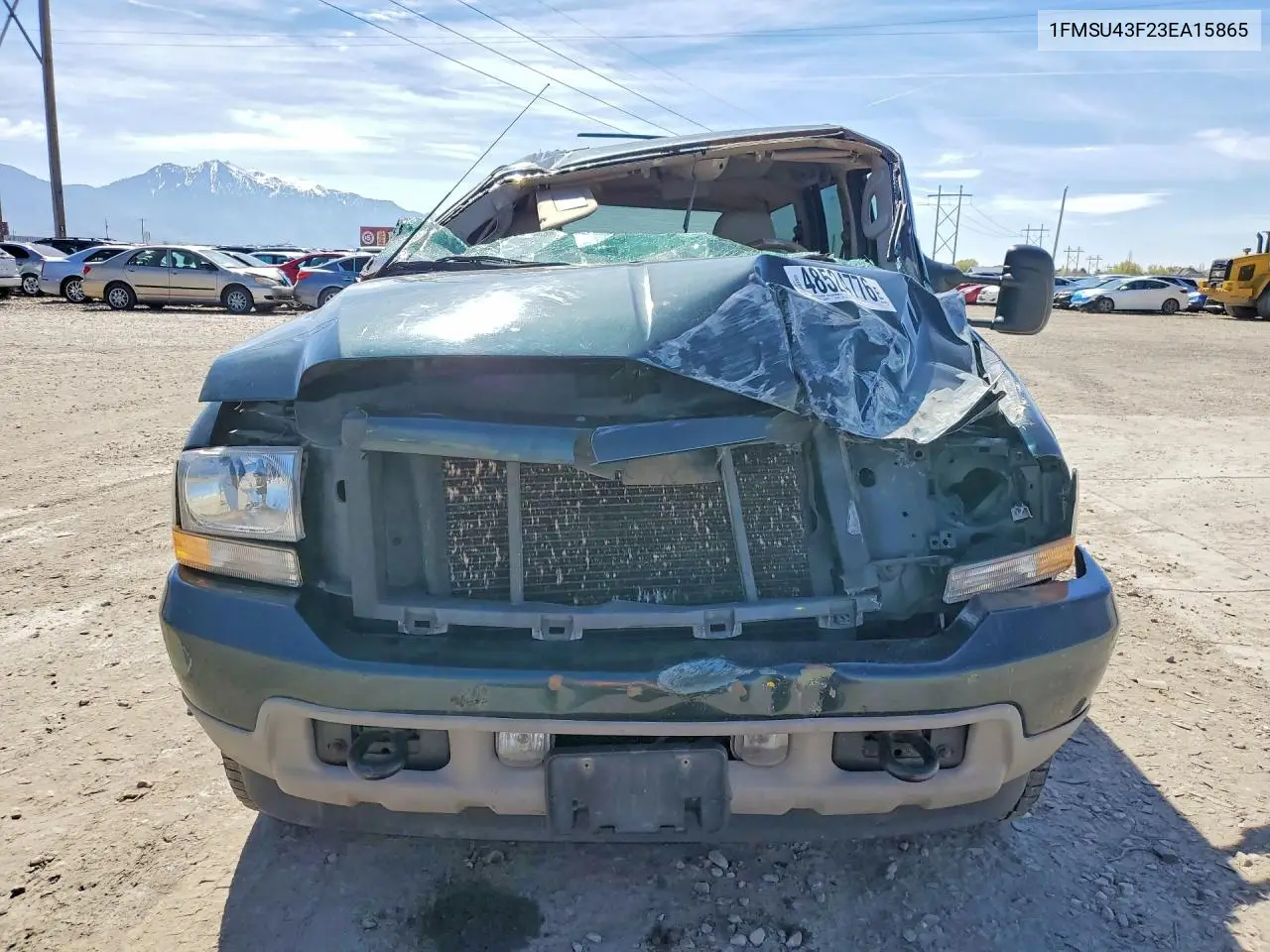 2003 Ford Excursion Limited VIN: 1FMSU43F23EA15865 Lot: 48524776
