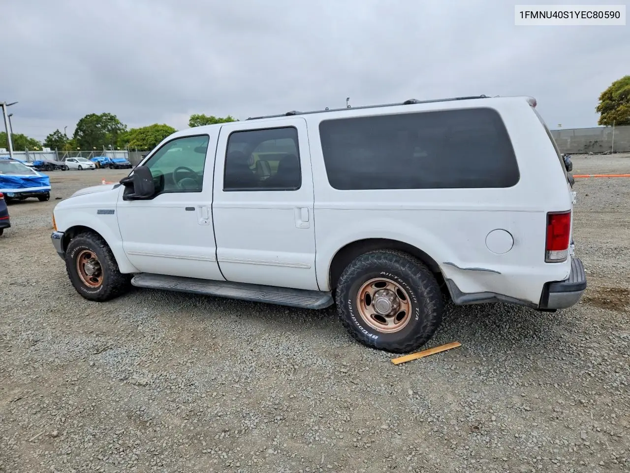 2003 Ford Excursion VIN: 1FMNU40S1YEC80590 Lot: 52456306