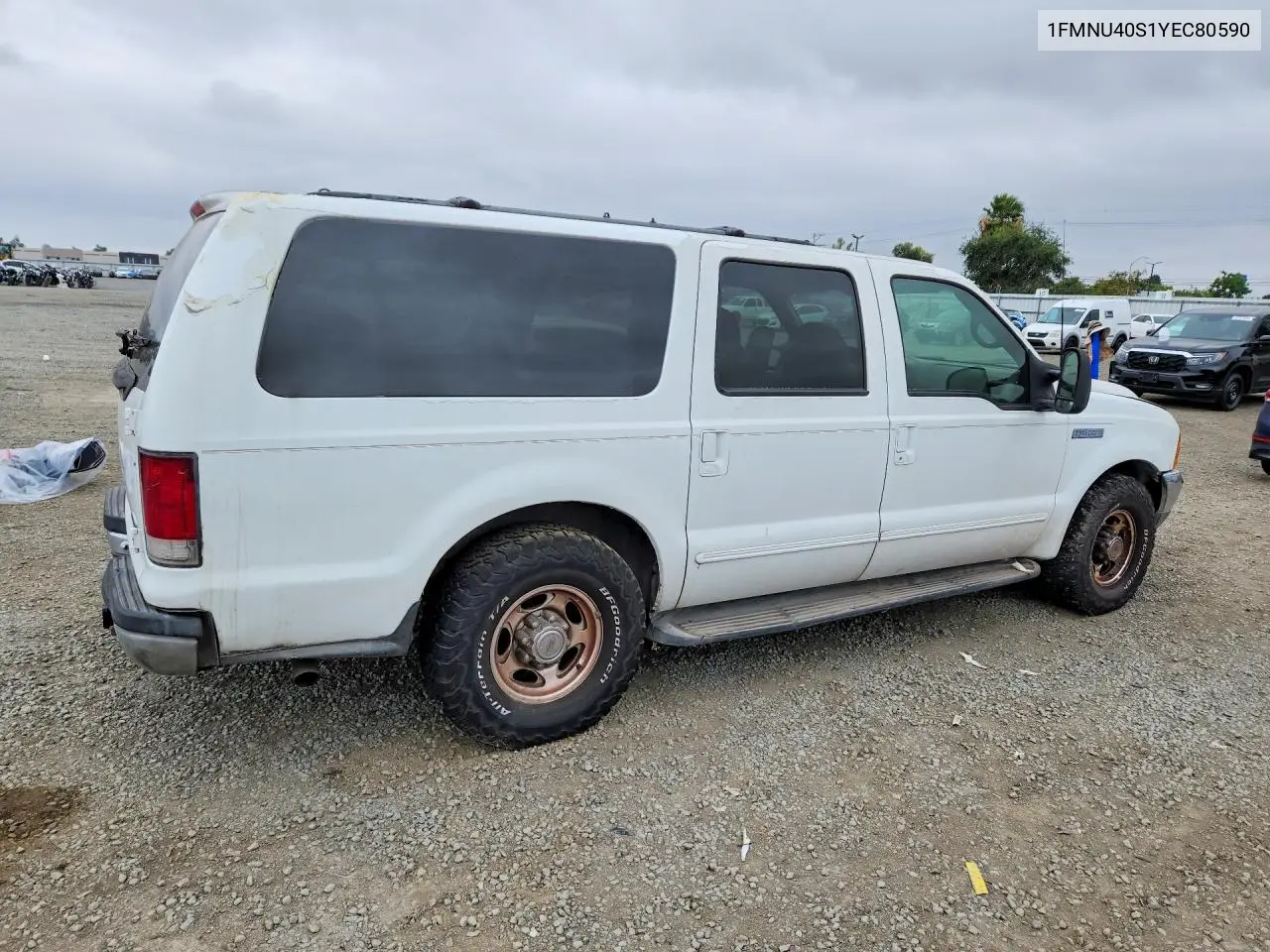2003 Ford Excursion VIN: 1FMNU40S1YEC80590 Lot: 52456306