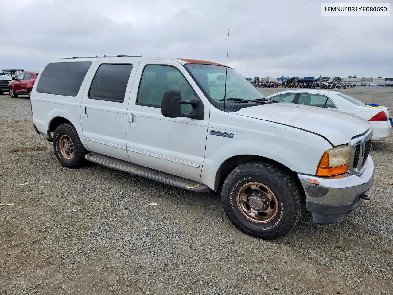2003 Ford Excursion VIN: 1FMNU40S1YEC80590 Lot: 52456306