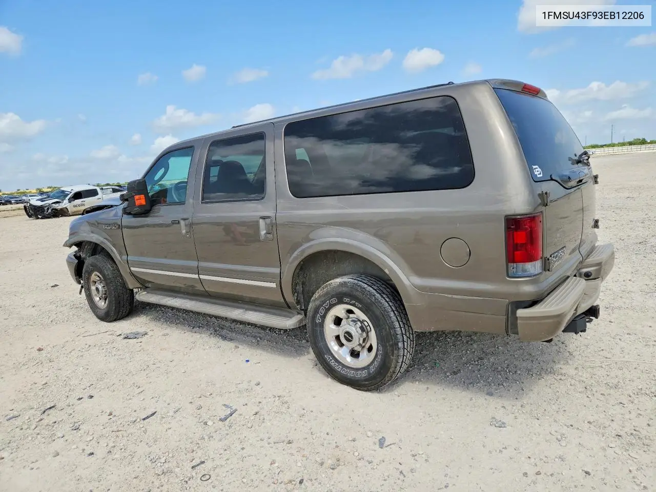 2003 Ford Excursion Limited VIN: 1FMSU43F93EB12206 Lot: 58547026