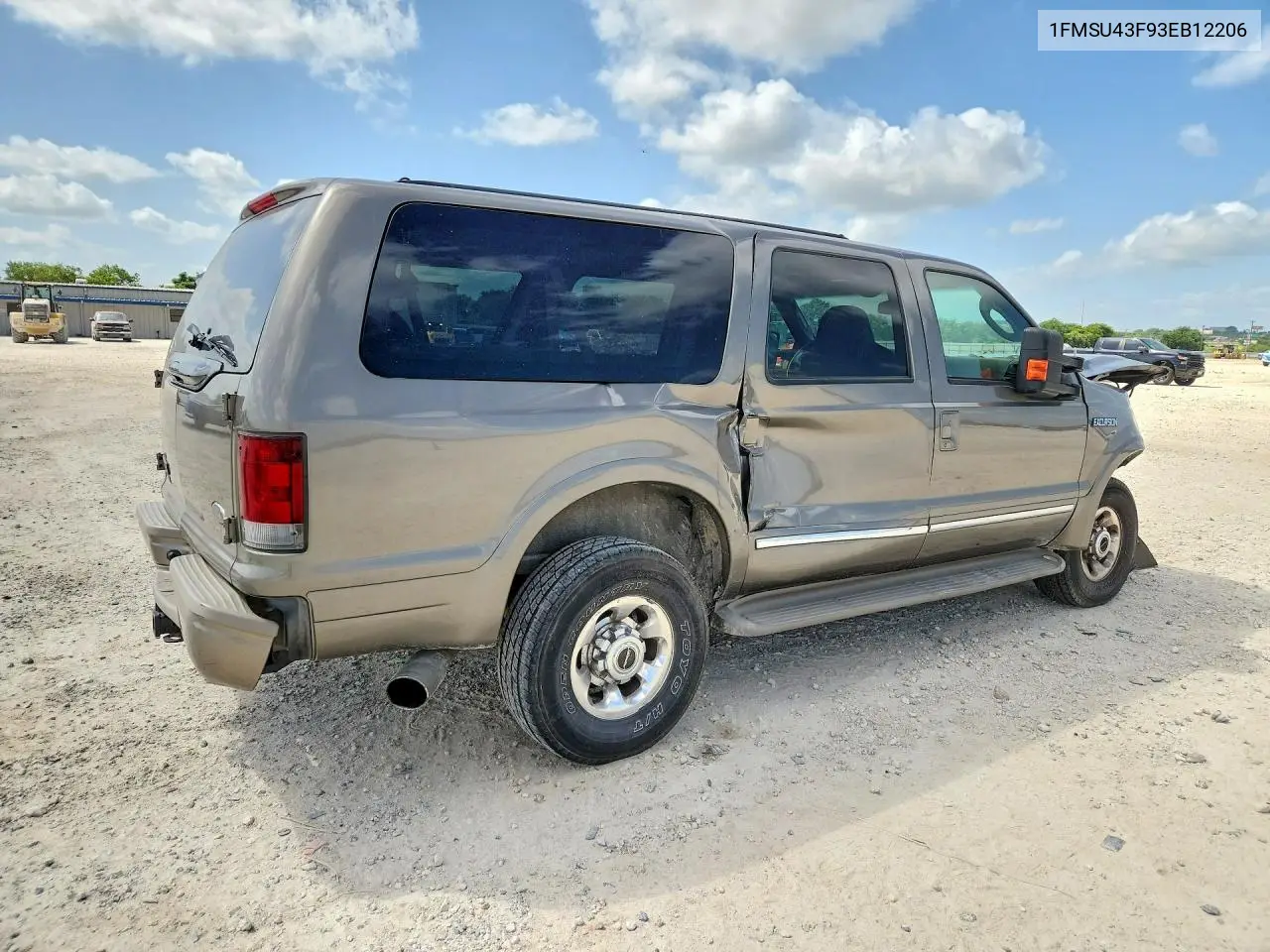 2003 Ford Excursion Limited VIN: 1FMSU43F93EB12206 Lot: 58547026