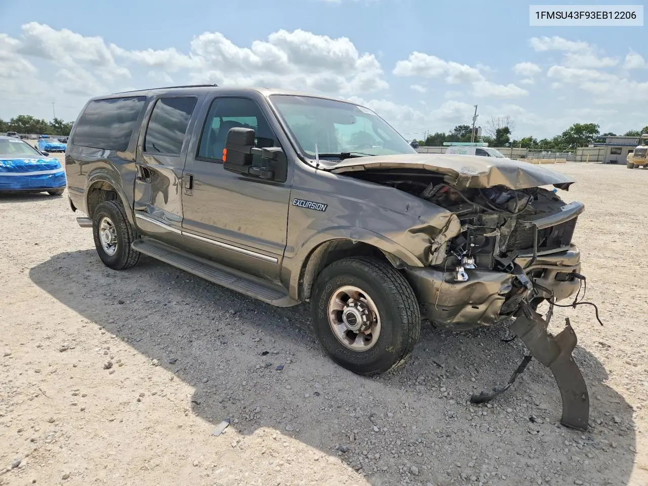 2003 Ford Excursion Limited VIN: 1FMSU43F93EB12206 Lot: 58547026