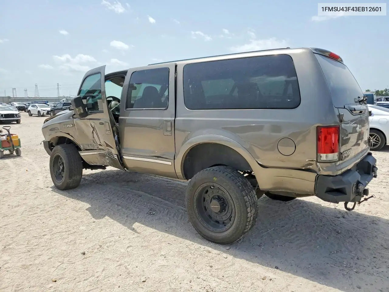 2003 Ford Excursion Limited VIN: 1FMSU43F43EB12601 Lot: 58747276