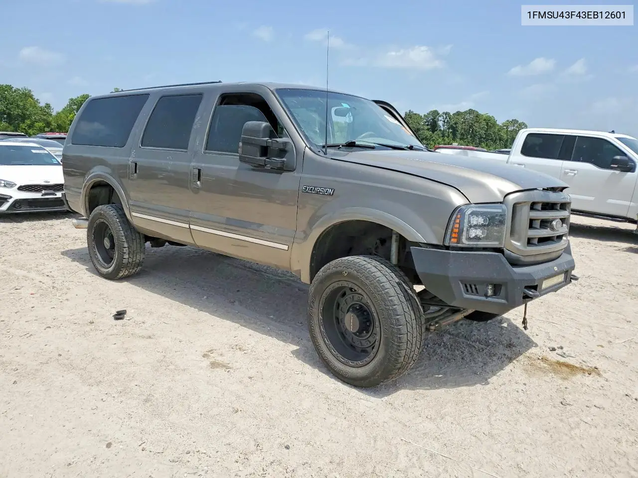 2003 Ford Excursion Limited VIN: 1FMSU43F43EB12601 Lot: 58747276