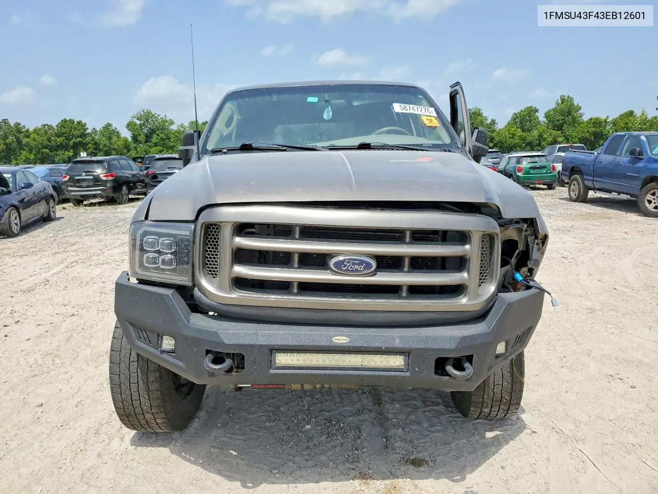 2003 Ford Excursion Limited VIN: 1FMSU43F43EB12601 Lot: 58747276