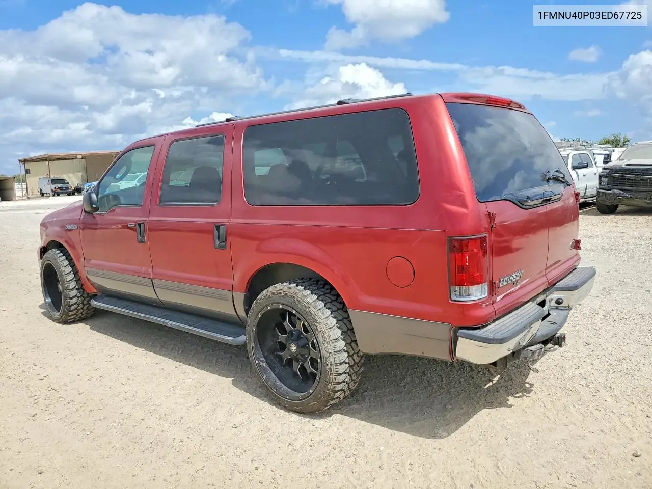 2003 Ford Excursion Xlt VIN: 1FMNU40P03ED67725 Lot: 60590886