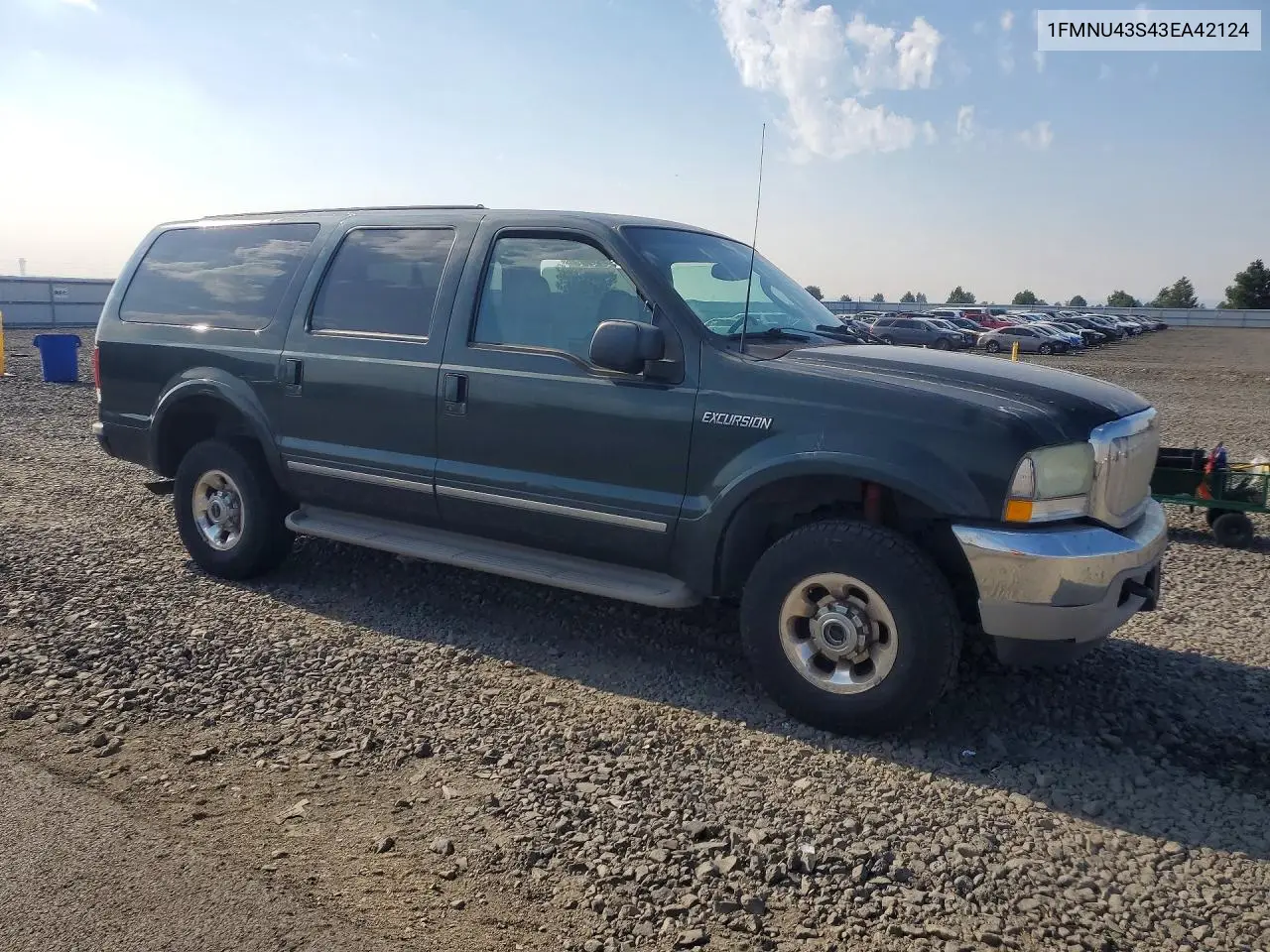 2003 Ford Excursion Limited VIN: 1FMNU43S43EA42124 Lot: 61573846
