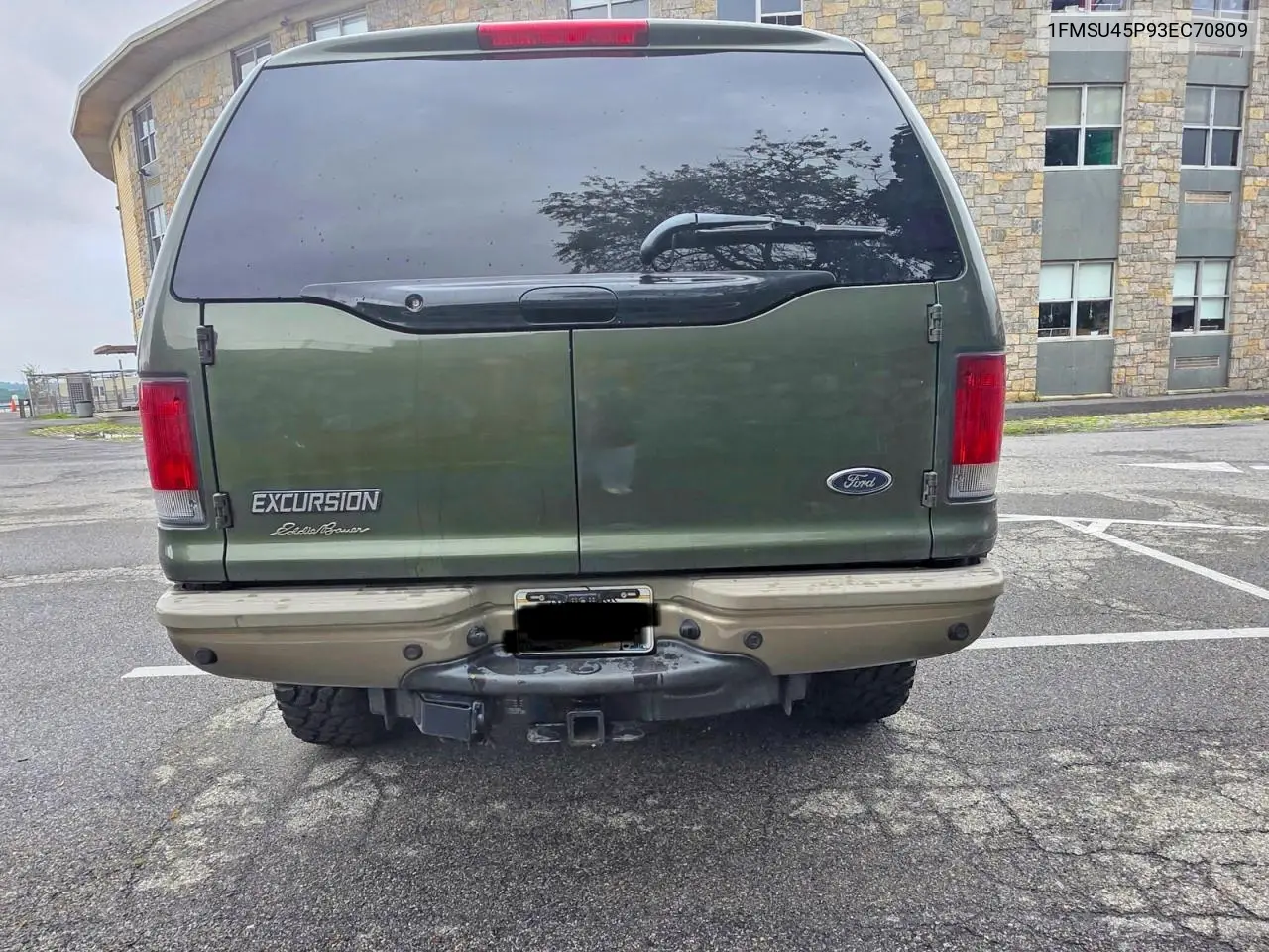 2003 Ford Excursion Eddie Bauer VIN: 1FMSU45P93EC70809 Lot: 62348006