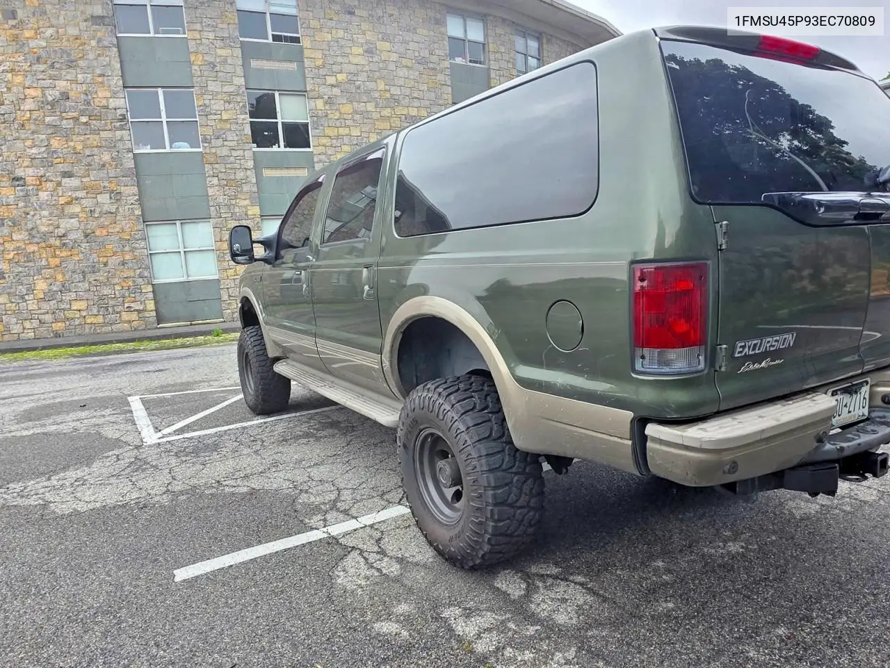 2003 Ford Excursion Eddie Bauer VIN: 1FMSU45P93EC70809 Lot: 62348006