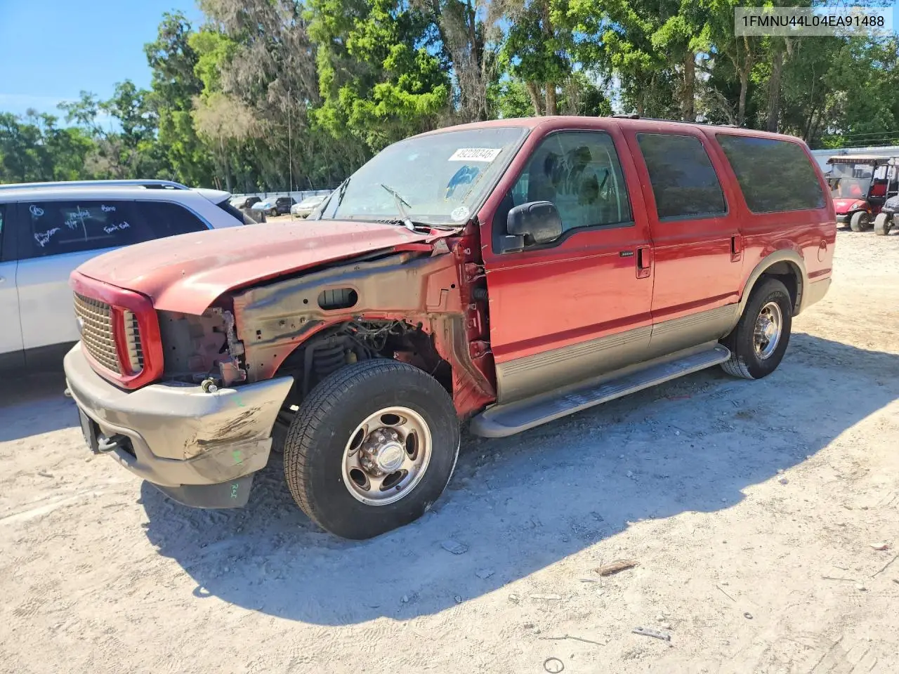 2004 Ford Excursion Eddie Bauer VIN: 1FMNU44L04EA91488 Lot: 49220346