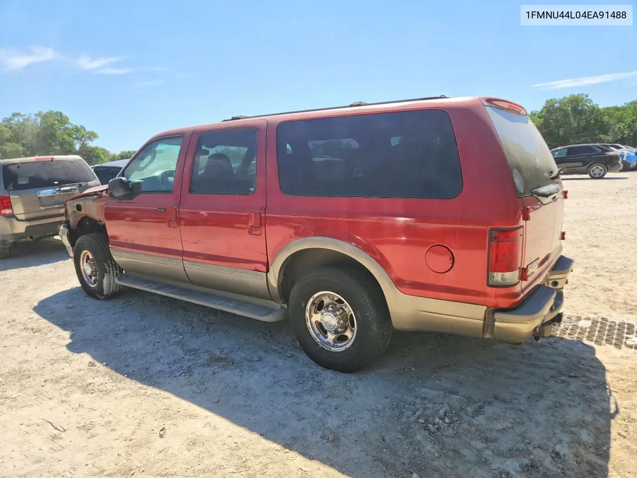 2004 Ford Excursion Eddie Bauer VIN: 1FMNU44L04EA91488 Lot: 49220346