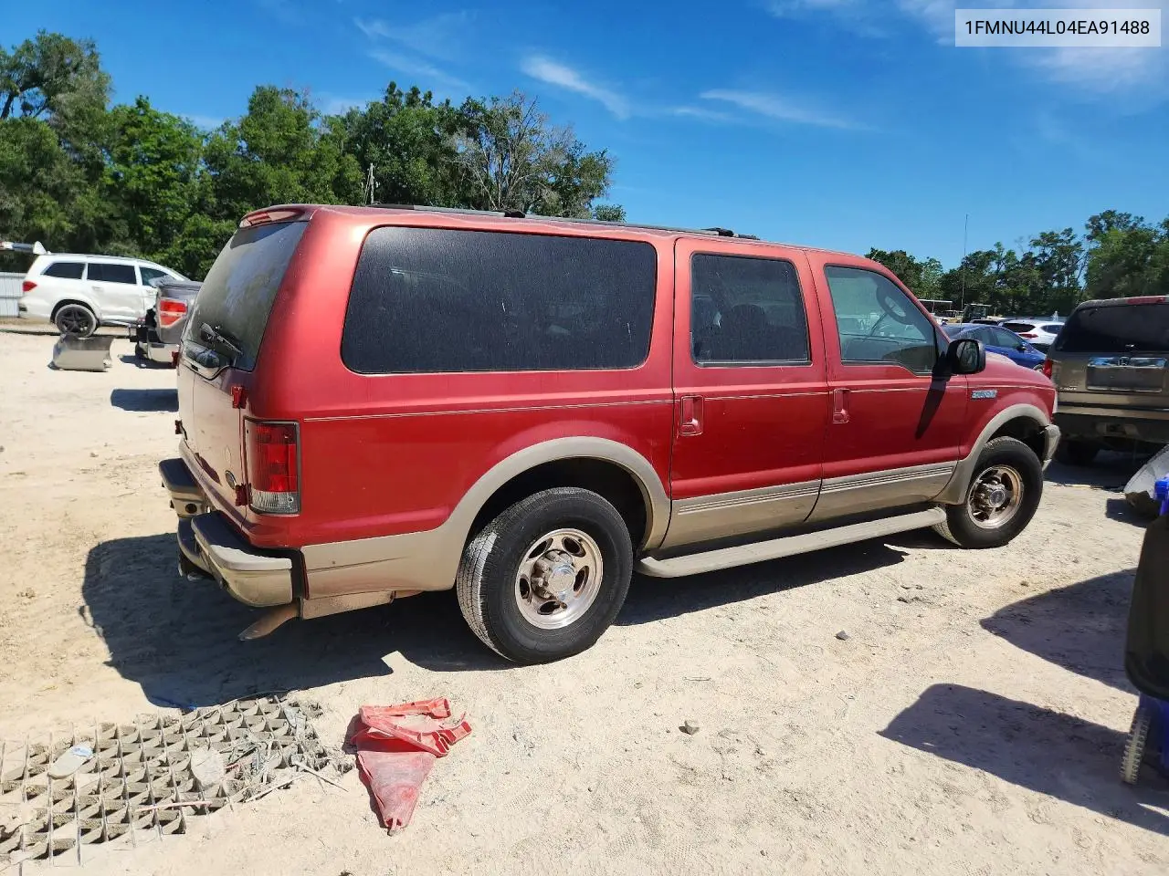 2004 Ford Excursion Eddie Bauer VIN: 1FMNU44L04EA91488 Lot: 49220346