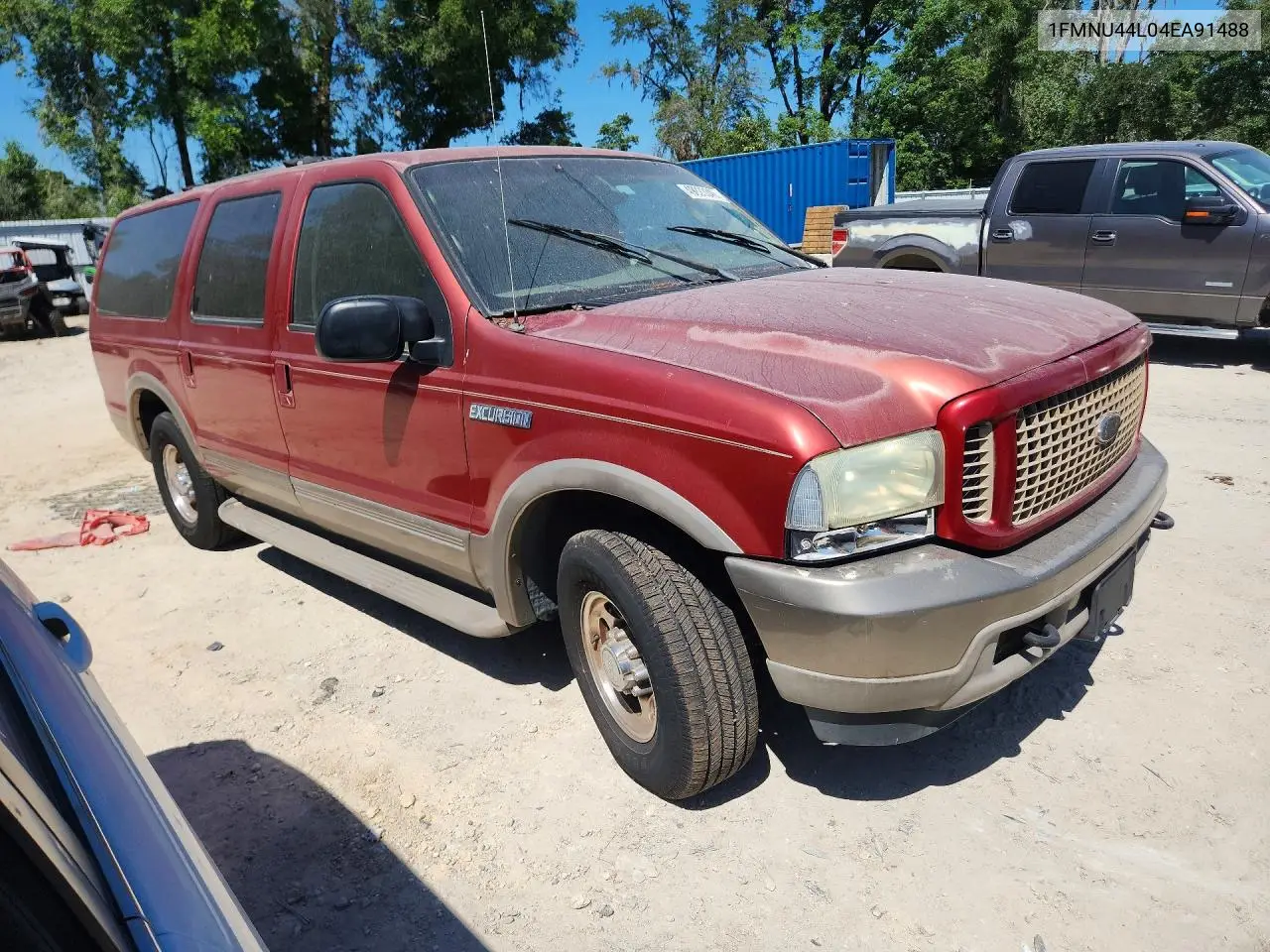 2004 Ford Excursion Eddie Bauer VIN: 1FMNU44L04EA91488 Lot: 49220346