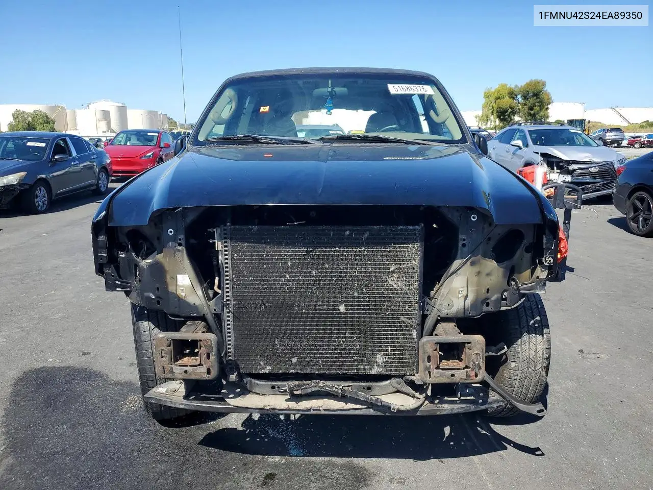 2004 Ford Excursion Limited VIN: 1FMNU42S24EA89350 Lot: 51686376