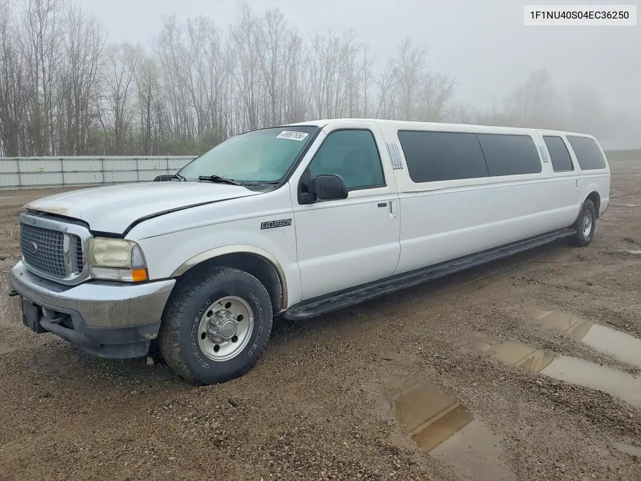 2004 Ford Excursion Xlt VIN: 1F1NU40S04EC36250 Lot: 53789666