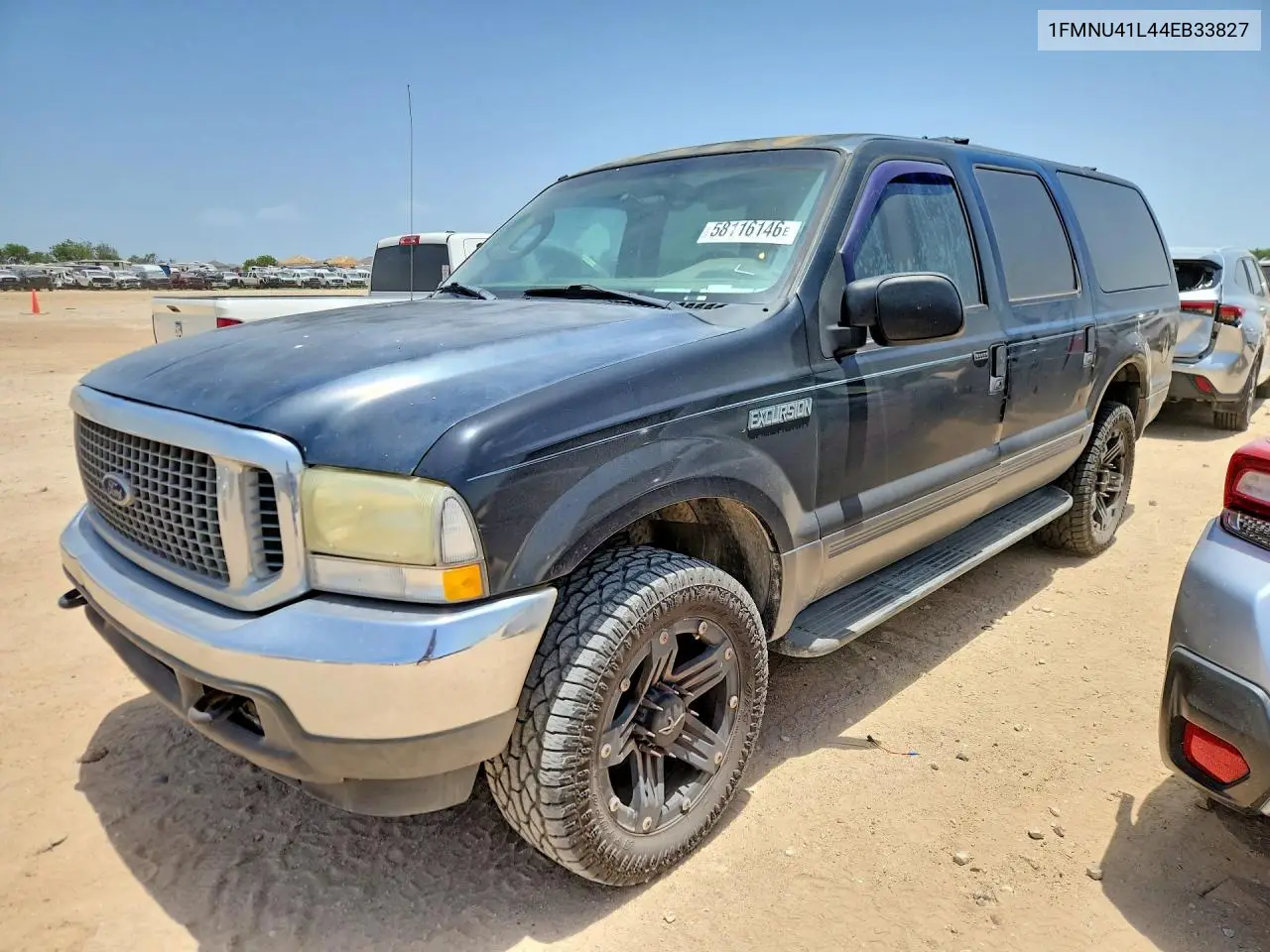2004 Ford Excursion Xlt VIN: 1FMNU41L44EB33827 Lot: 58116146