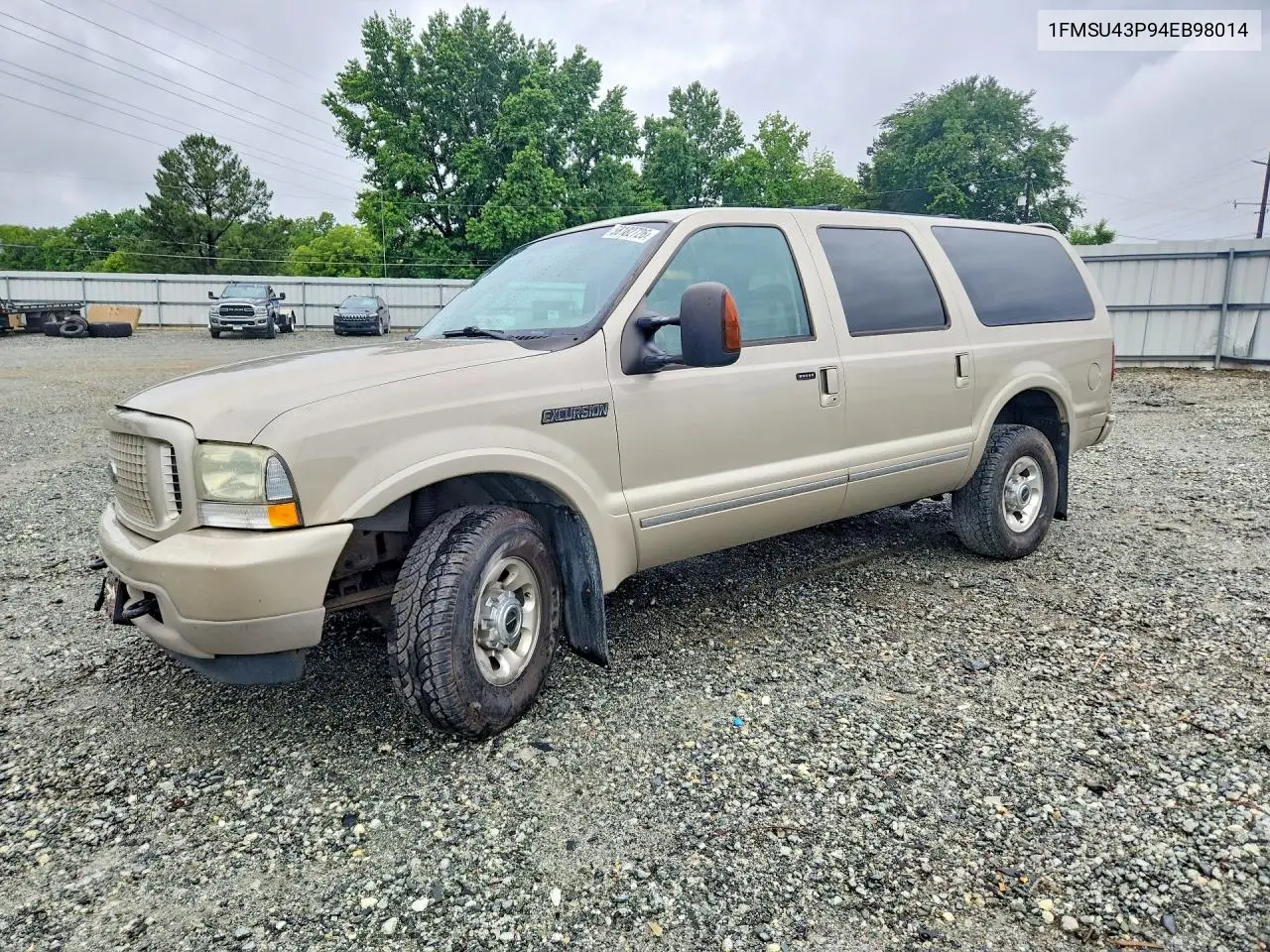2004 Ford Excursion Limited VIN: 1FMSU43P94EB98014 Lot: 58182726