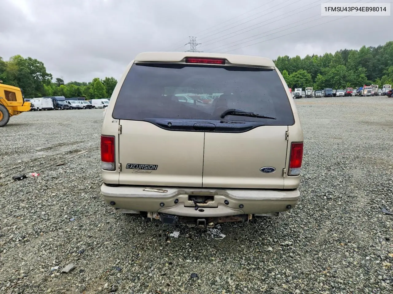 2004 Ford Excursion Limited VIN: 1FMSU43P94EB98014 Lot: 58182726