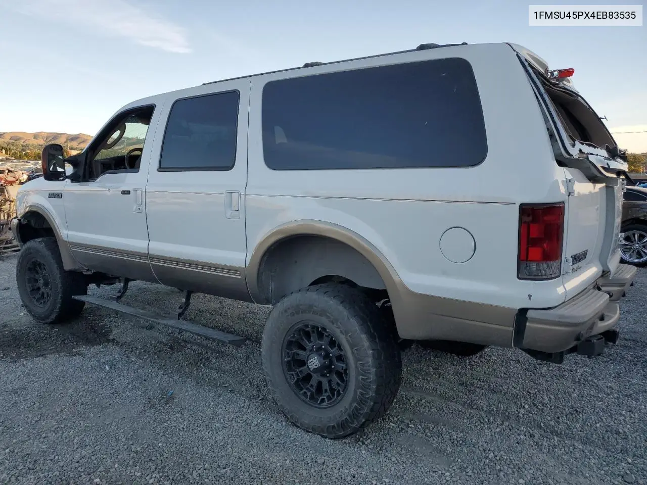 2004 Ford Excursion Eddie Bauer VIN: 1FMSU45PX4EB83535 Lot: 92082325
