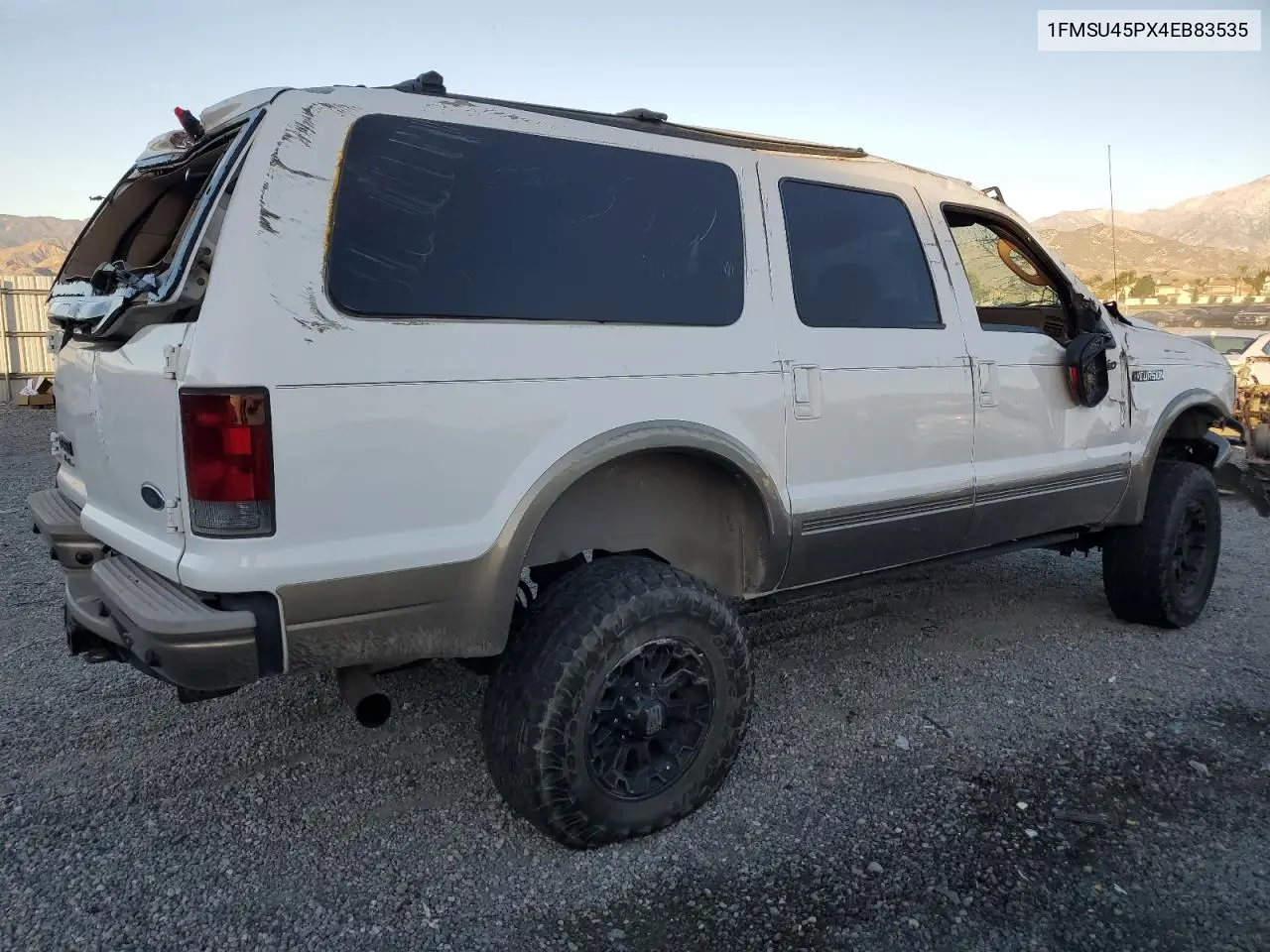 2004 Ford Excursion Eddie Bauer VIN: 1FMSU45PX4EB83535 Lot: 92082325