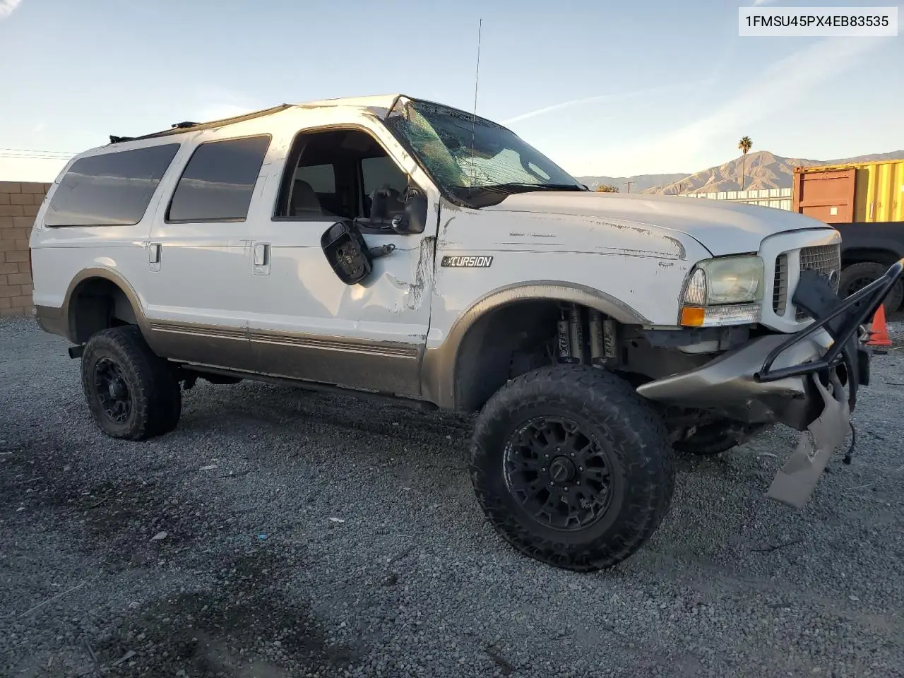 2004 Ford Excursion Eddie Bauer VIN: 1FMSU45PX4EB83535 Lot: 92082325