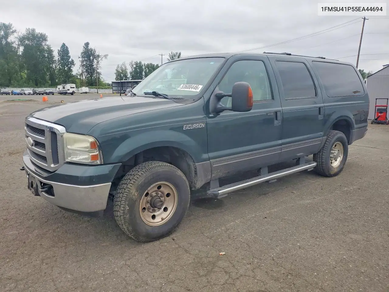 2005 Ford Excursion Xlt VIN: 1FMSU41P55EA44694 Lot: 53600446
