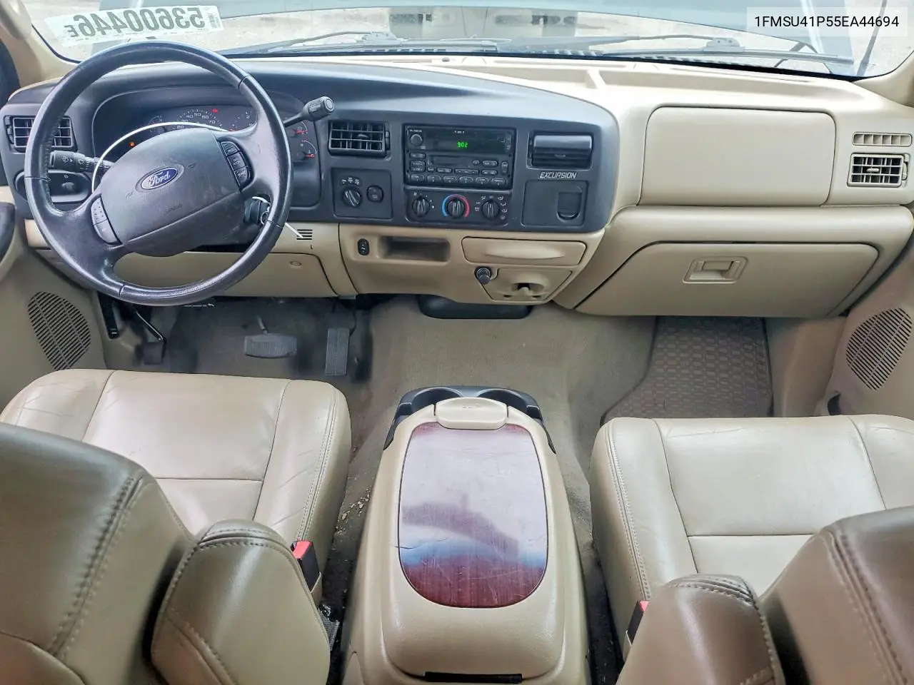 2005 Ford Excursion Xlt VIN: 1FMSU41P55EA44694 Lot: 53600446