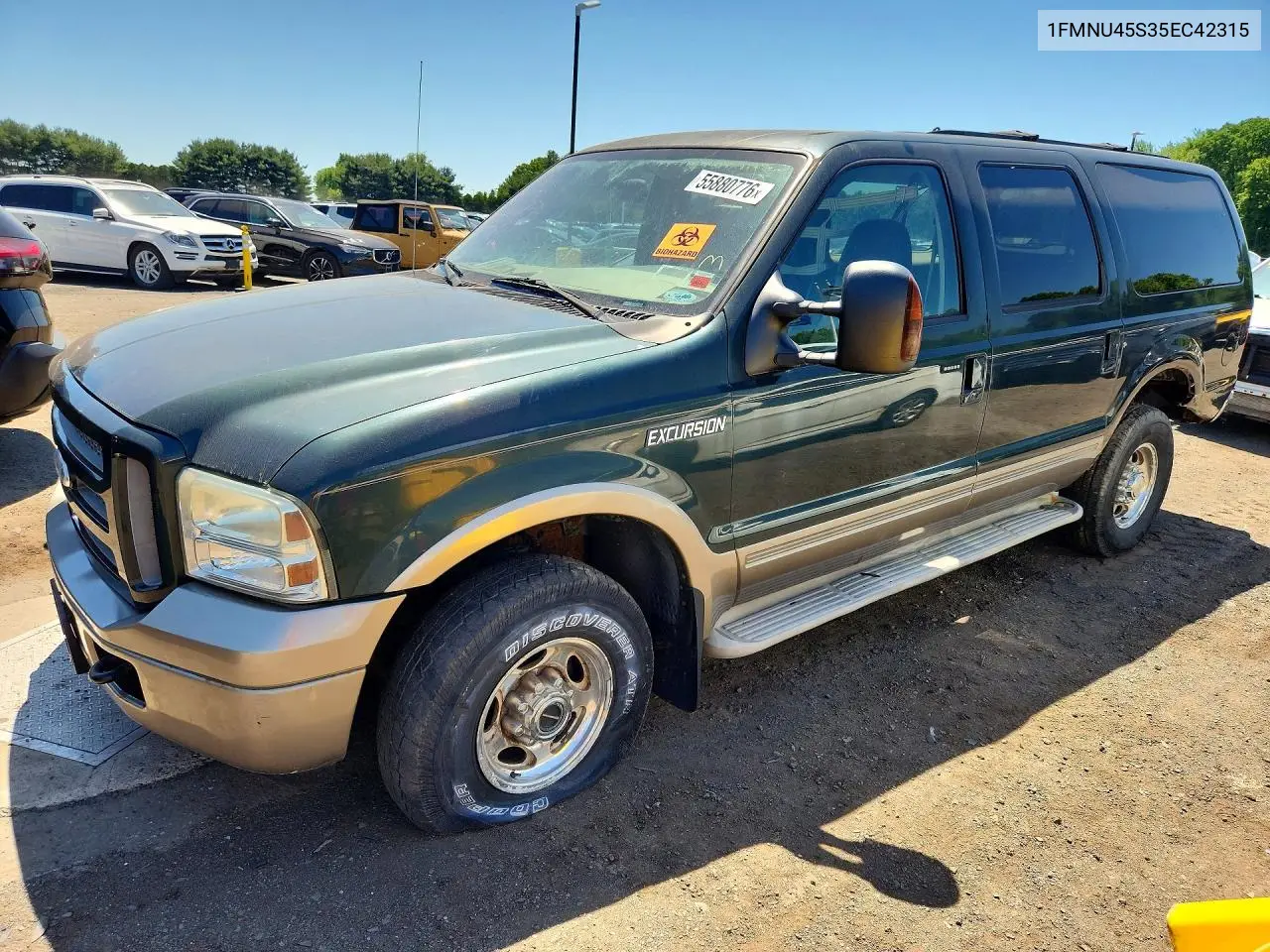 2005 Ford Excursion Eddie Bauer VIN: 1FMNU45S35EC42315 Lot: 55880776