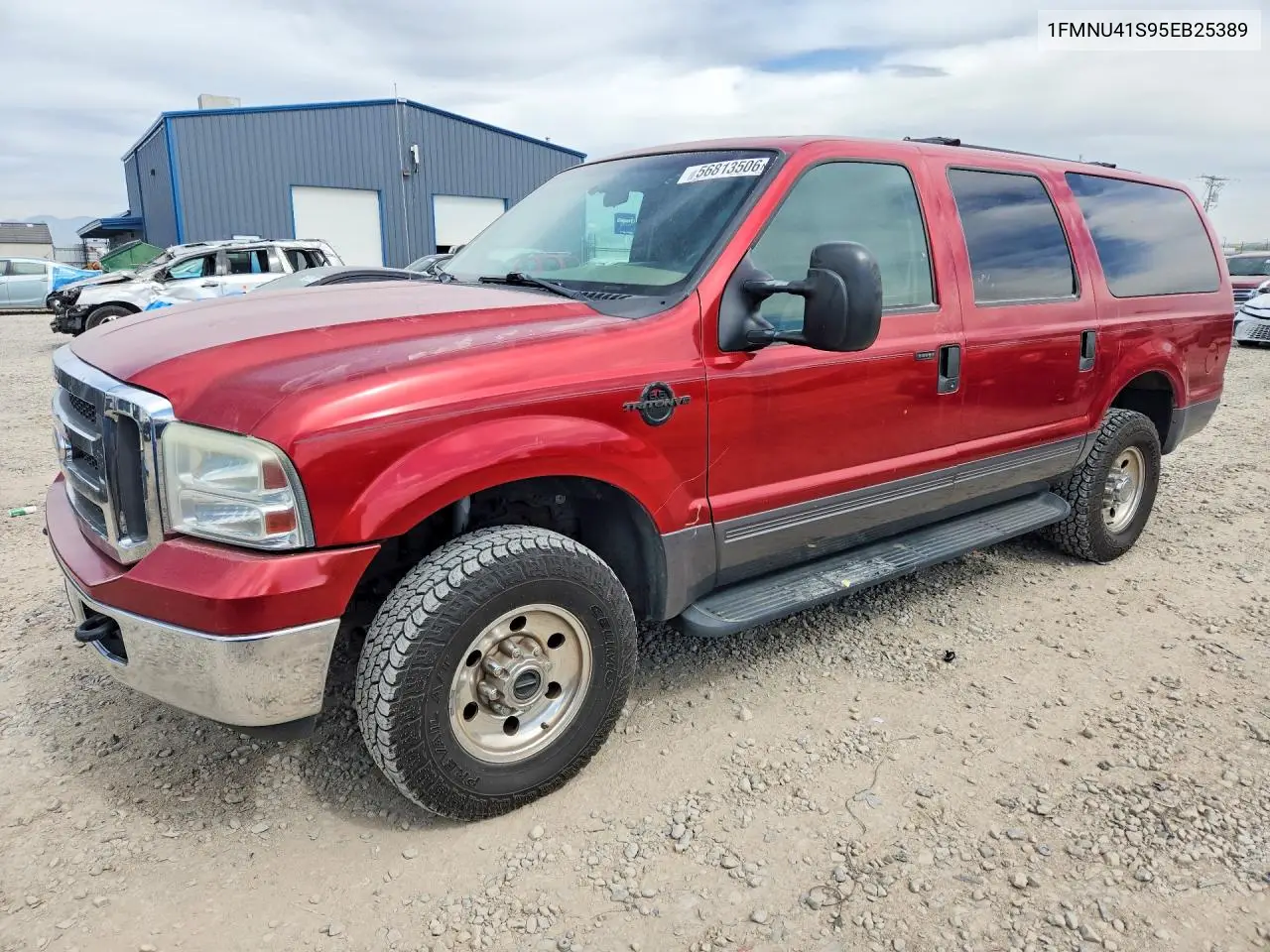 2005 Ford Excursion Xlt VIN: 1FMNU41S95EB25389 Lot: 56813506